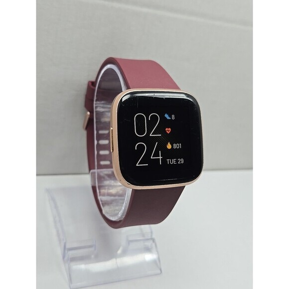 Fitbit Versa 2 Smartwatch Rose Gold 40mm Alexa WR50M Always On Display W/Charger - Picture 3 of 10